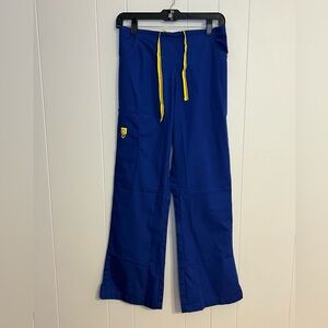 WonderWink Women's Flare‎ Leg Cargo Scrub Pants Size S